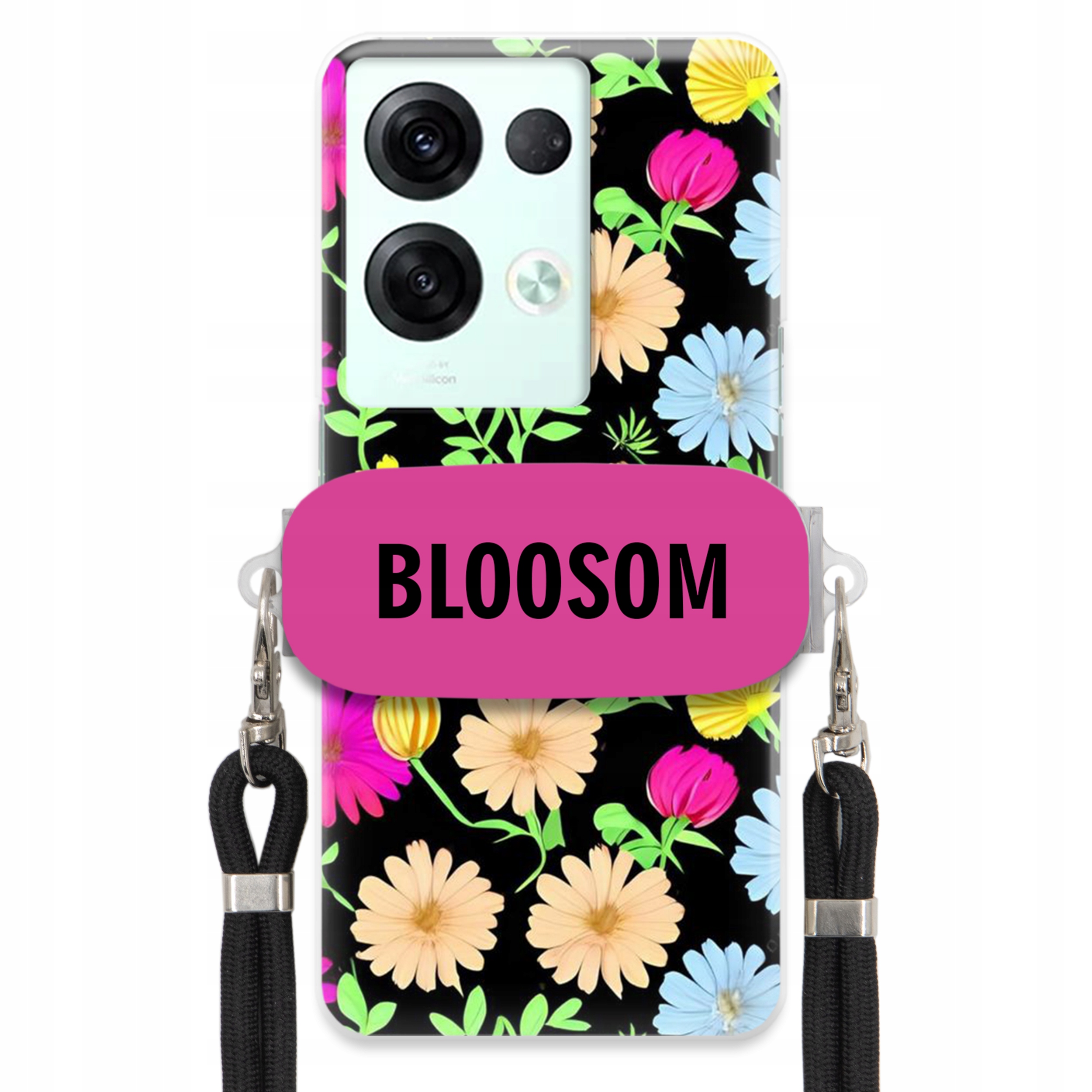 Puzdro Crossbody Pre Oppo Reno 8 Pro 5G Puzdro Kvety Bloosom Flower
