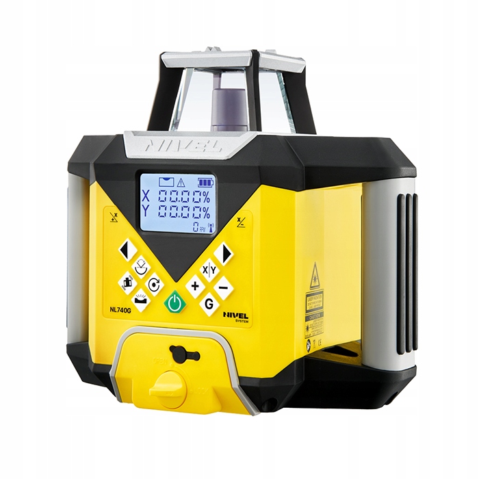 NIVEL SYSTEM NL740G NIWELATOR OBROTOWY LCD + SPADKI10% +AUTOWPASOWANIE 700m Model NL740G