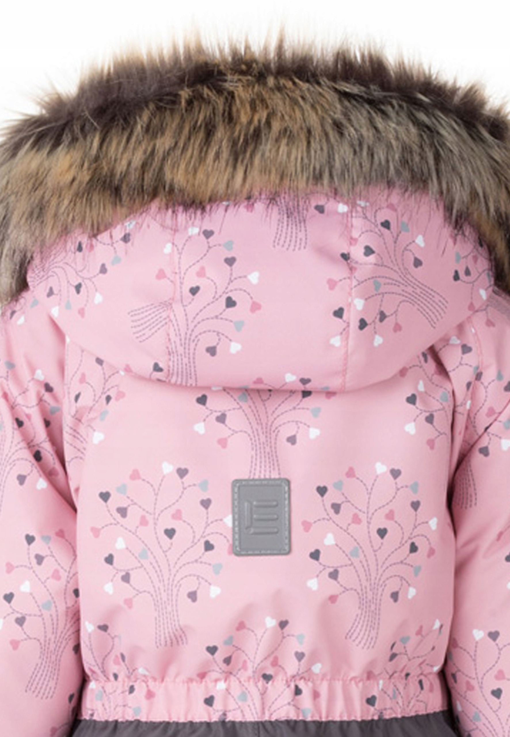 Kombinezon JULIET w kolorze jasnoróżowym z wzorem, r. 104 Sezon jesienny zimowy