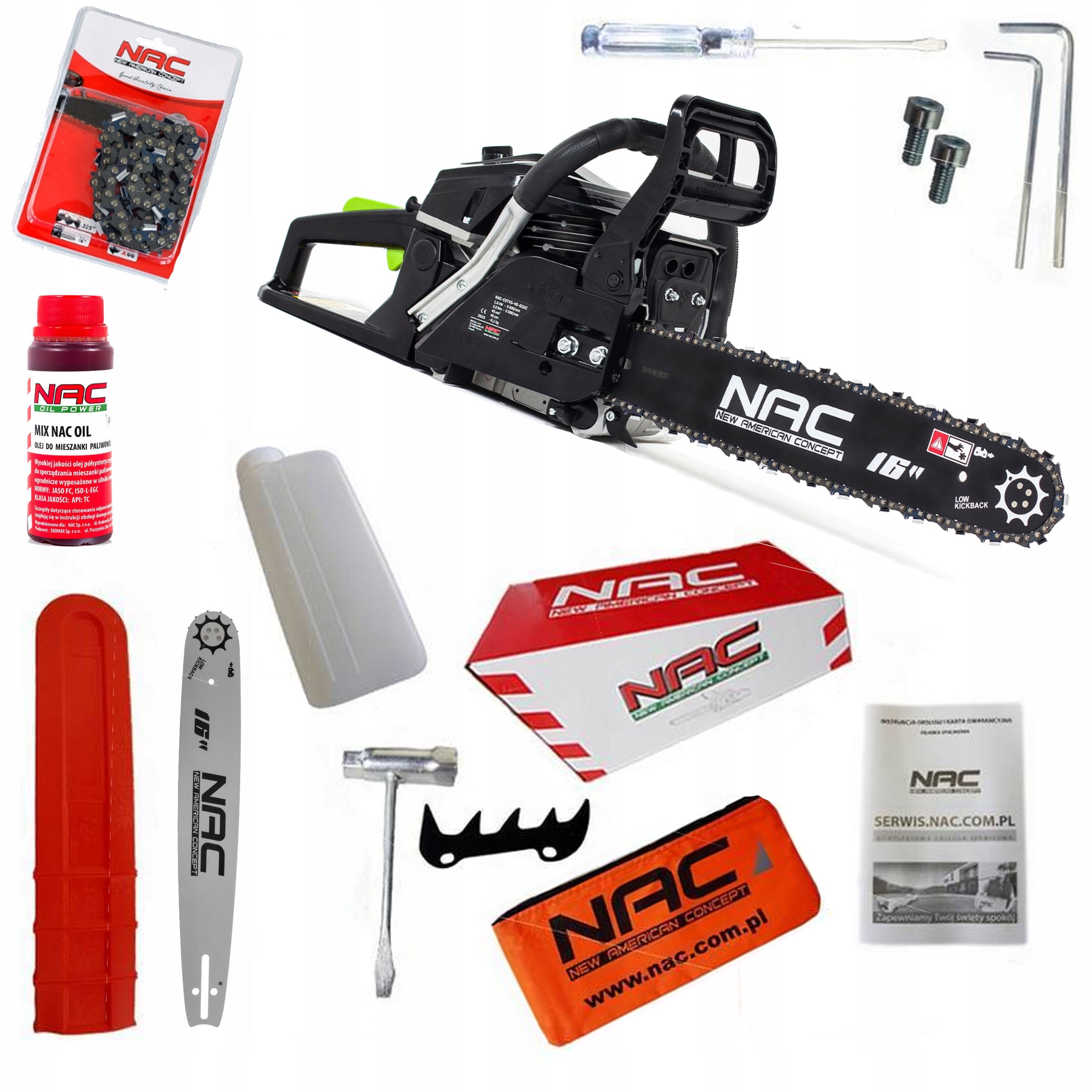 NAC CST45-40-02AC PIŁA PILARKA SPALINOWA 2,4km