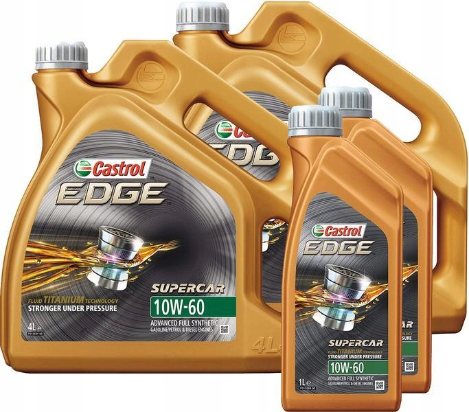 CASTROL EDGE SUPERCAR 10W60 TITANIUM FST 10L