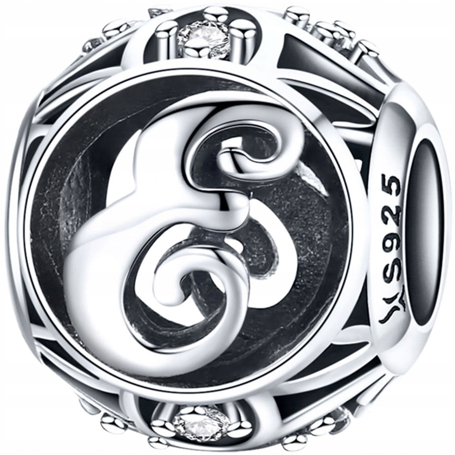

Charms do Pandora Literka E srebro 925 koralik