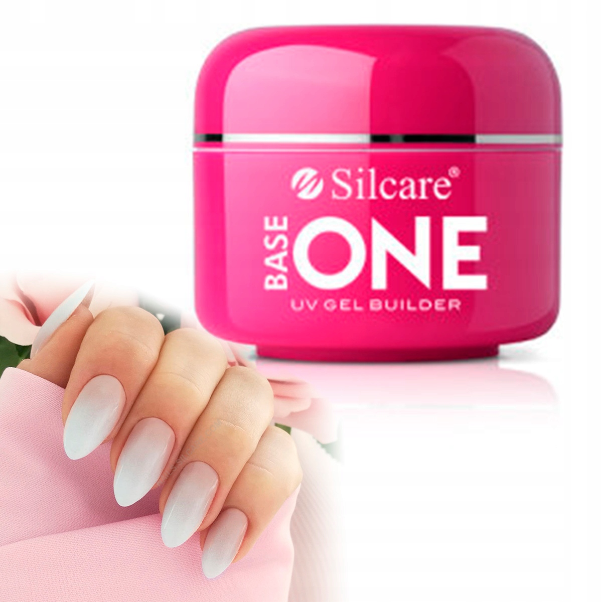 

Żel Silcare gel clear cover pink french bianco 5g