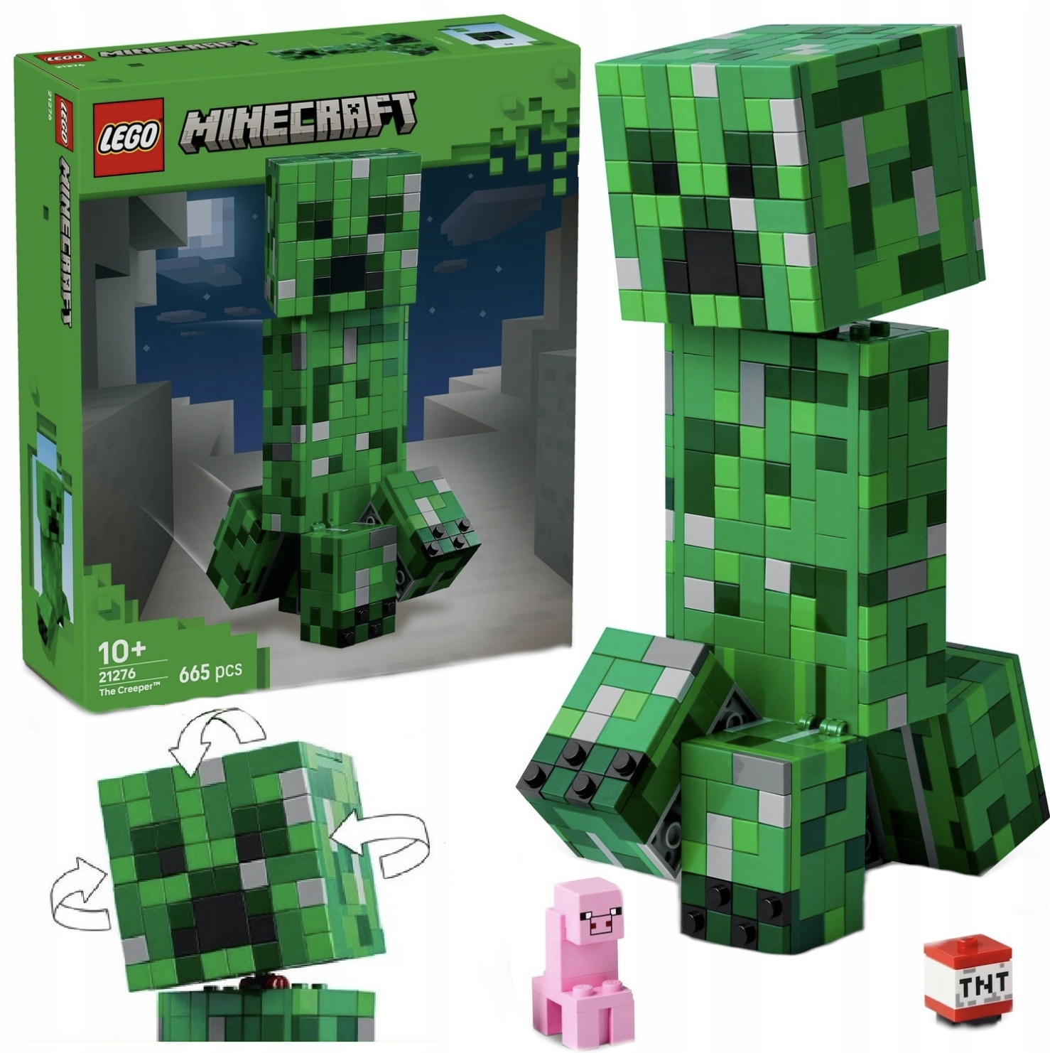 Klocki Lego Minecraft 21276 Creeper Nowe Dla Dziecka