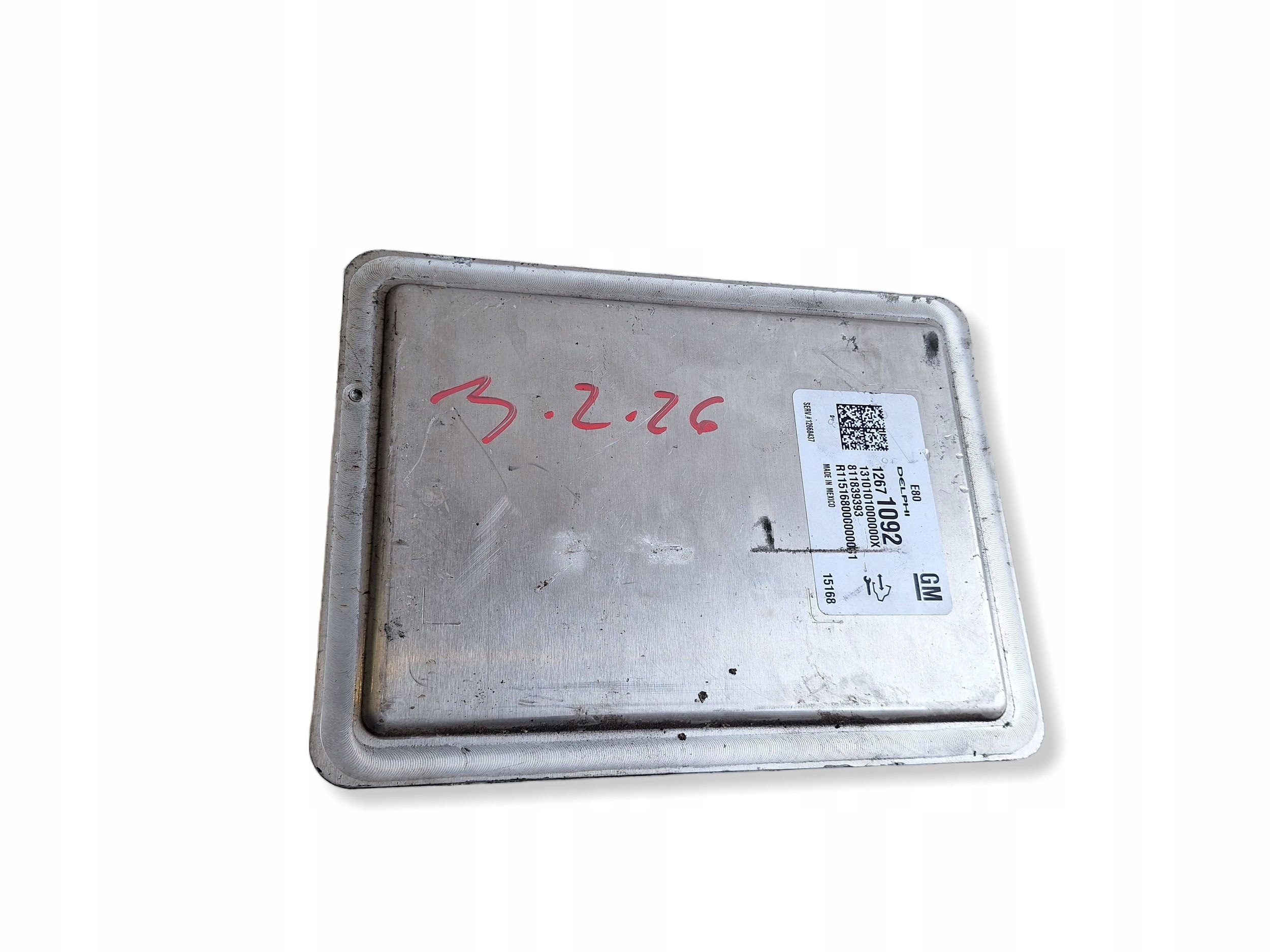 OPEL computer Centralina Motore 12671092 DELPHI E80