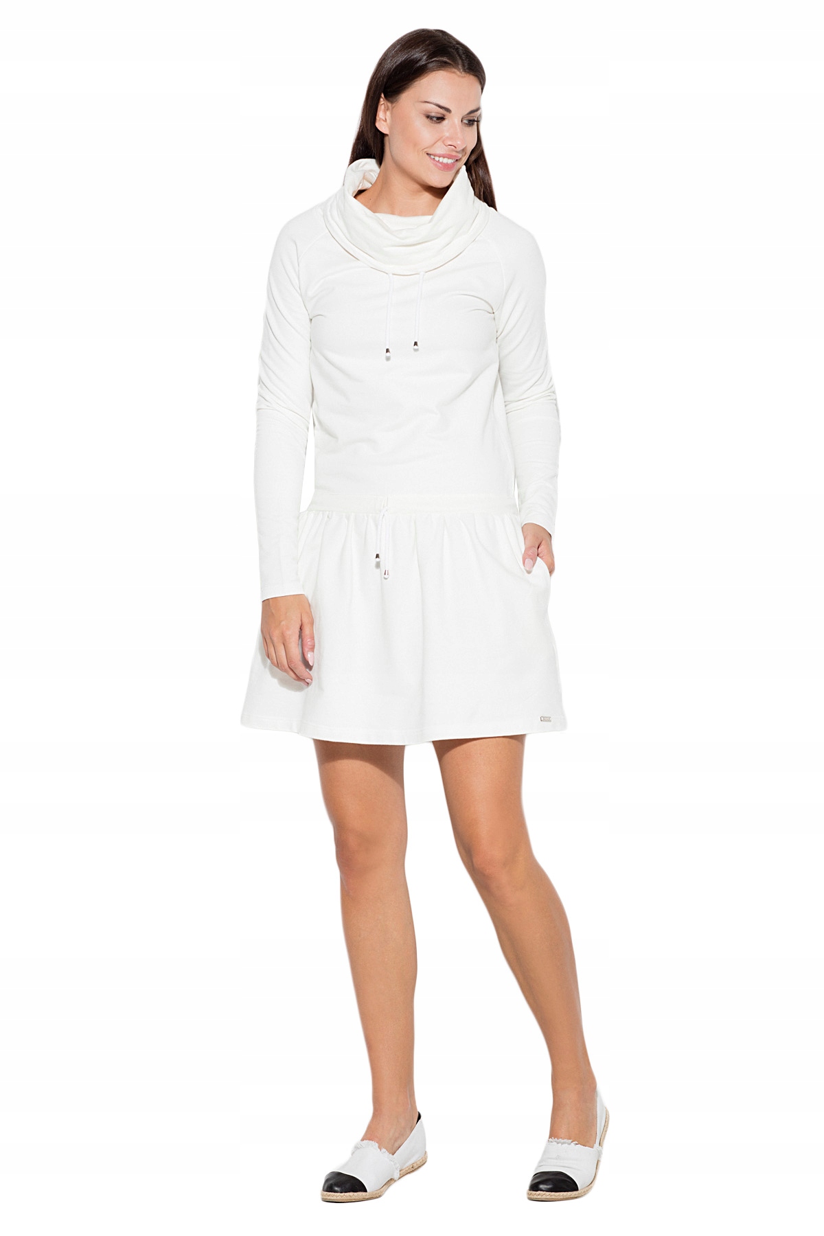 

Katrus Sukienka K260 Damskie Ecru -M-