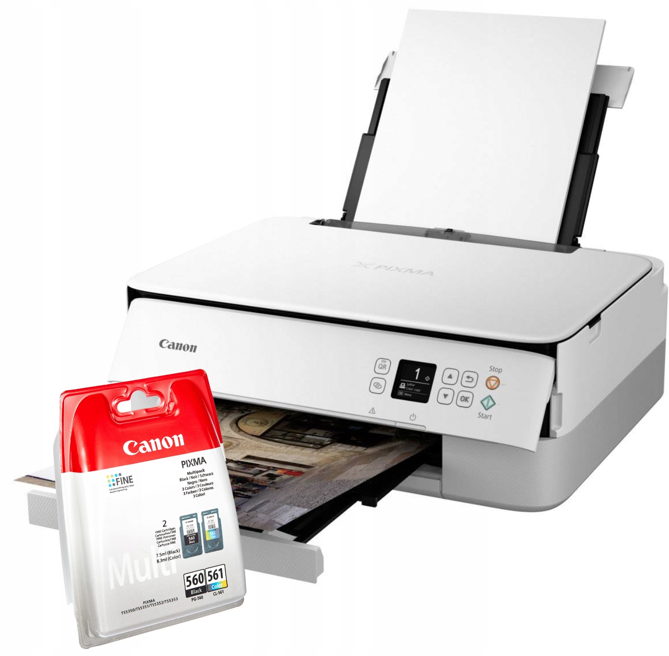 Принтер Canon Pixma TS5351A WiFi Duplex Белый