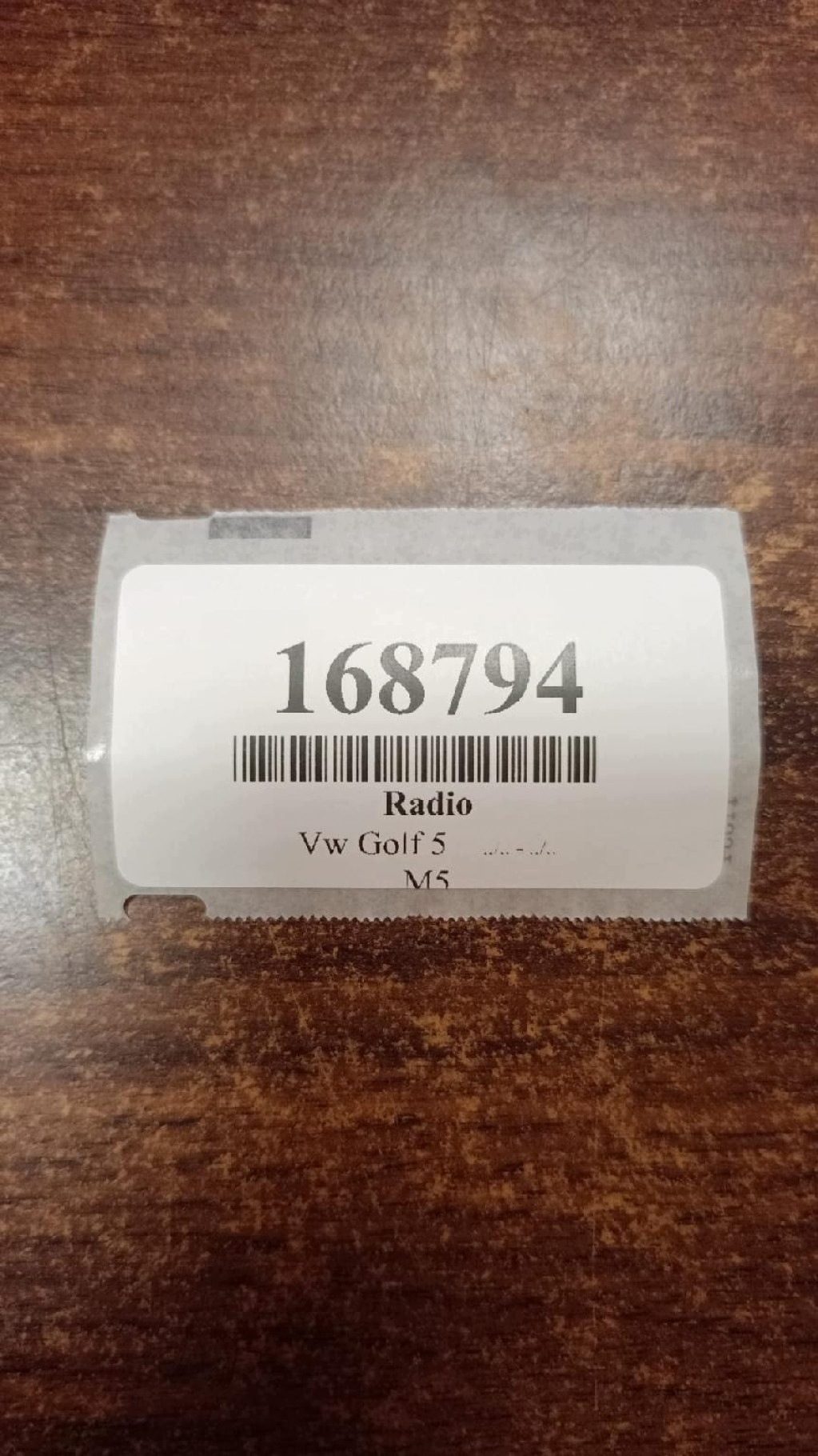 VW GOLF V RADIO 1K0035186AA