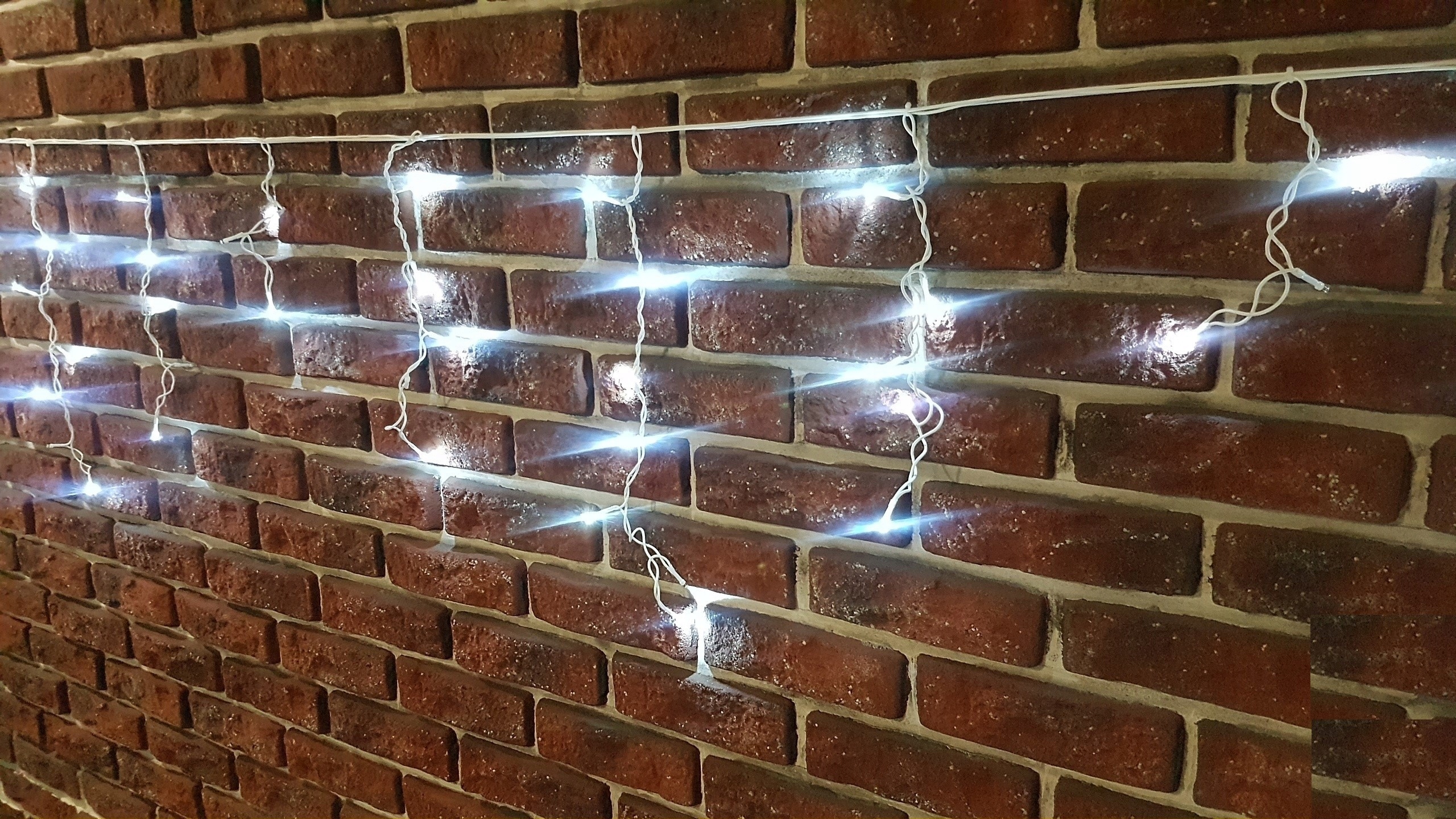 Vianočné osvetlenie na stromček girlanda 300Led studená biela s flashom GLF03-2