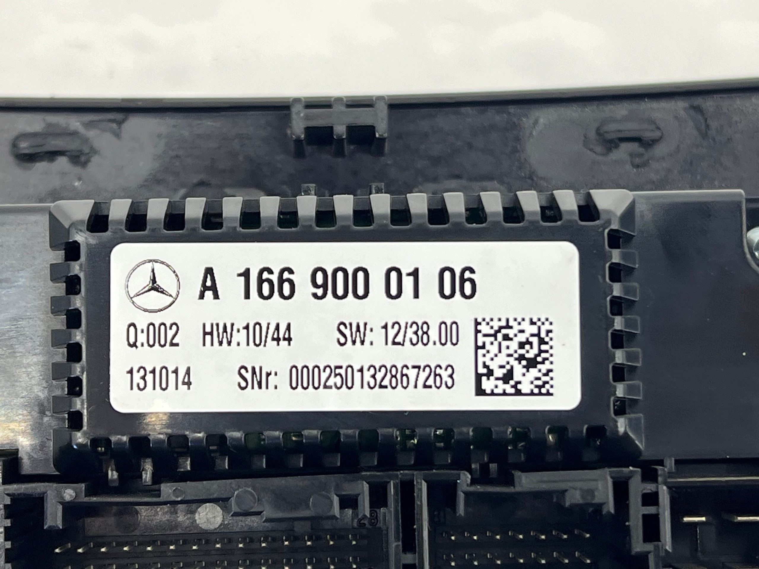 MERCEDES ML W166 - commande de climatisation A1669000106 EUROPA
