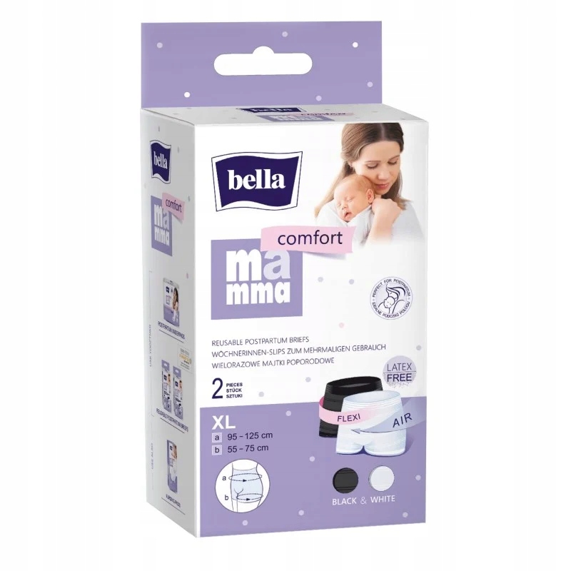 

Bella Mamma Comfort Majtki poporodowe XL 2szt.
