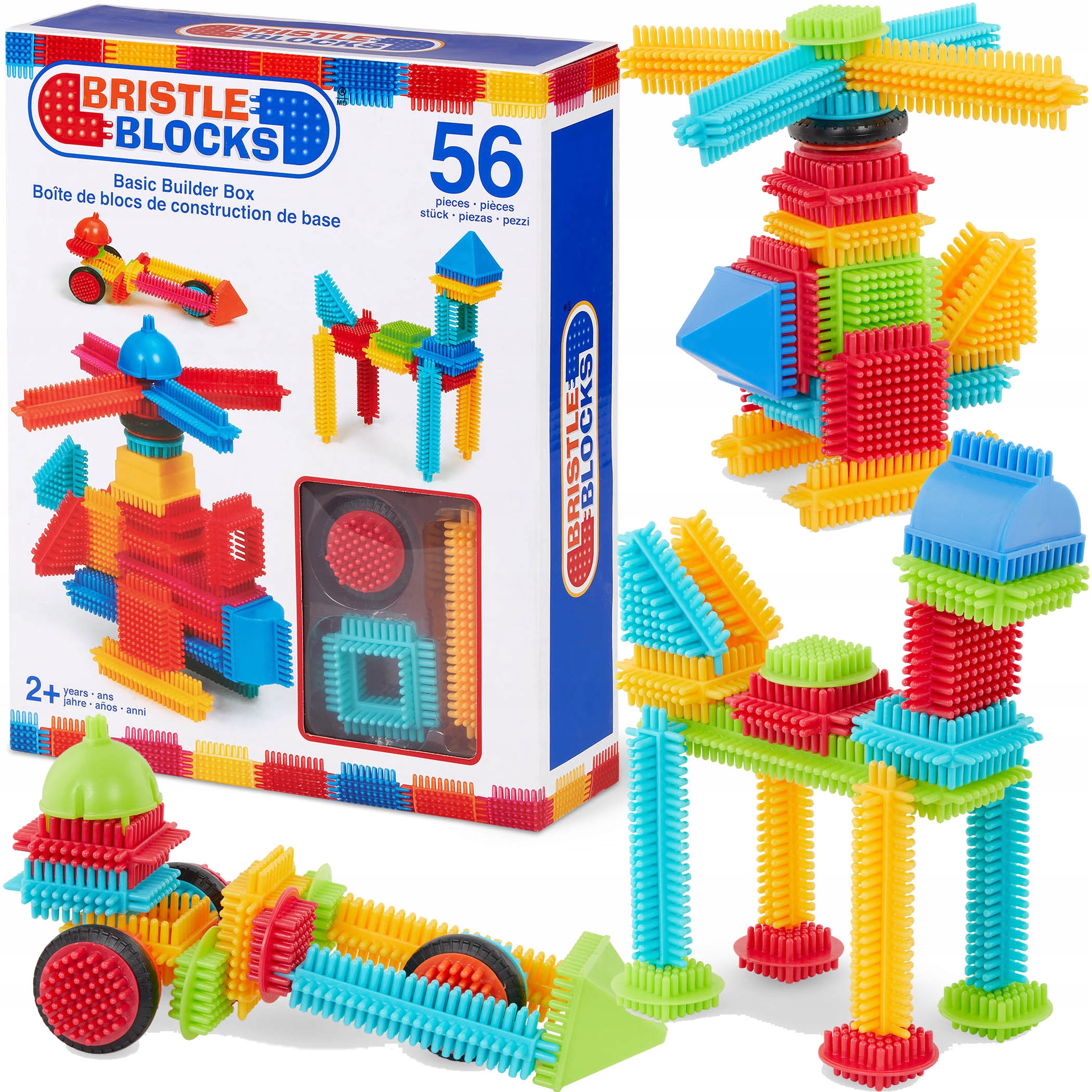 

B.toys Bristle Blocks Klocki Jeżyki Sensoryczne 56