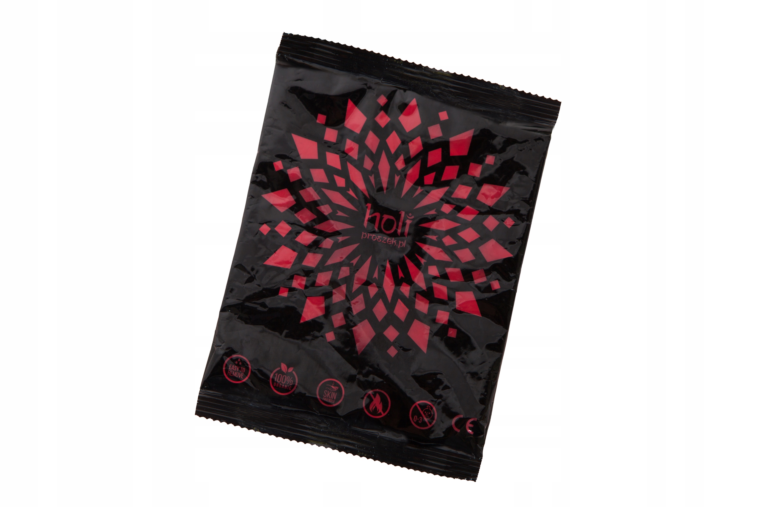 HOLI PROSZEK kolorowy na festiwal bez talku spieralny CZERWONY 70g Marka inna