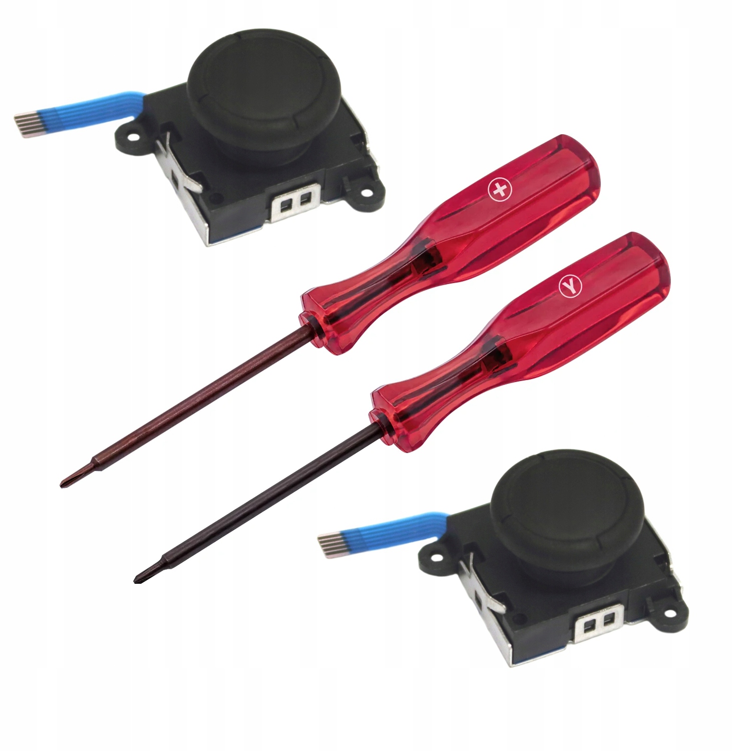 IRIS Zestaw naprawczy do naprawy joy-con'ów 2 analogi Switch + 2 wkrętaki