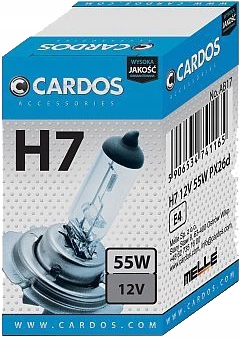 

K2 Cardos Żarówka H7 12V 55W PX26d AH715 1 sztuka