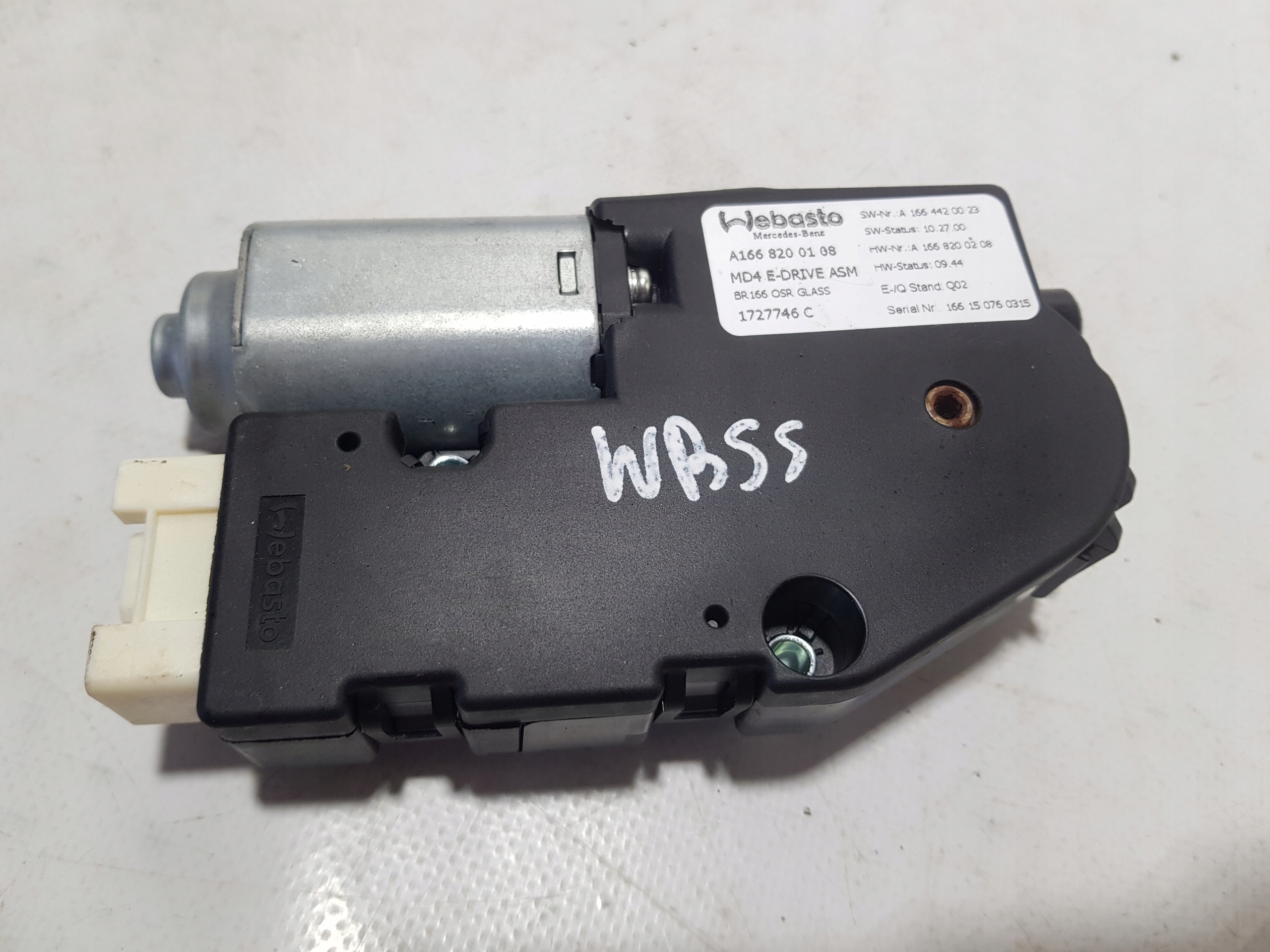 Motor Schiebedach MERCEDES ML W166 1668200108
