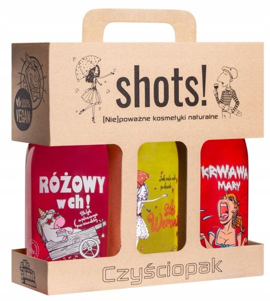 

Shots! Czyściopak Damski Żel Pod Prysznic 3x500ml