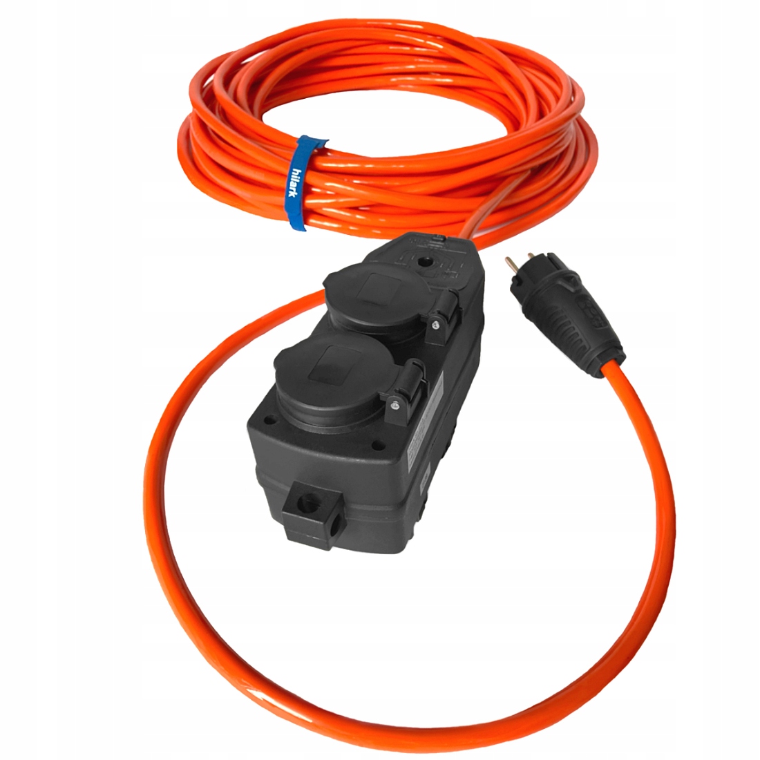 Predlžovací Kábel H07BQ-F Pur 3x1,5 40 m Rozbočovač 4+1