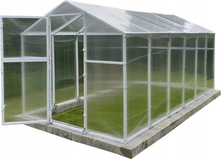 Polykarbonátový Zahradní Skleník vyztužený 8,4 m2 Pl