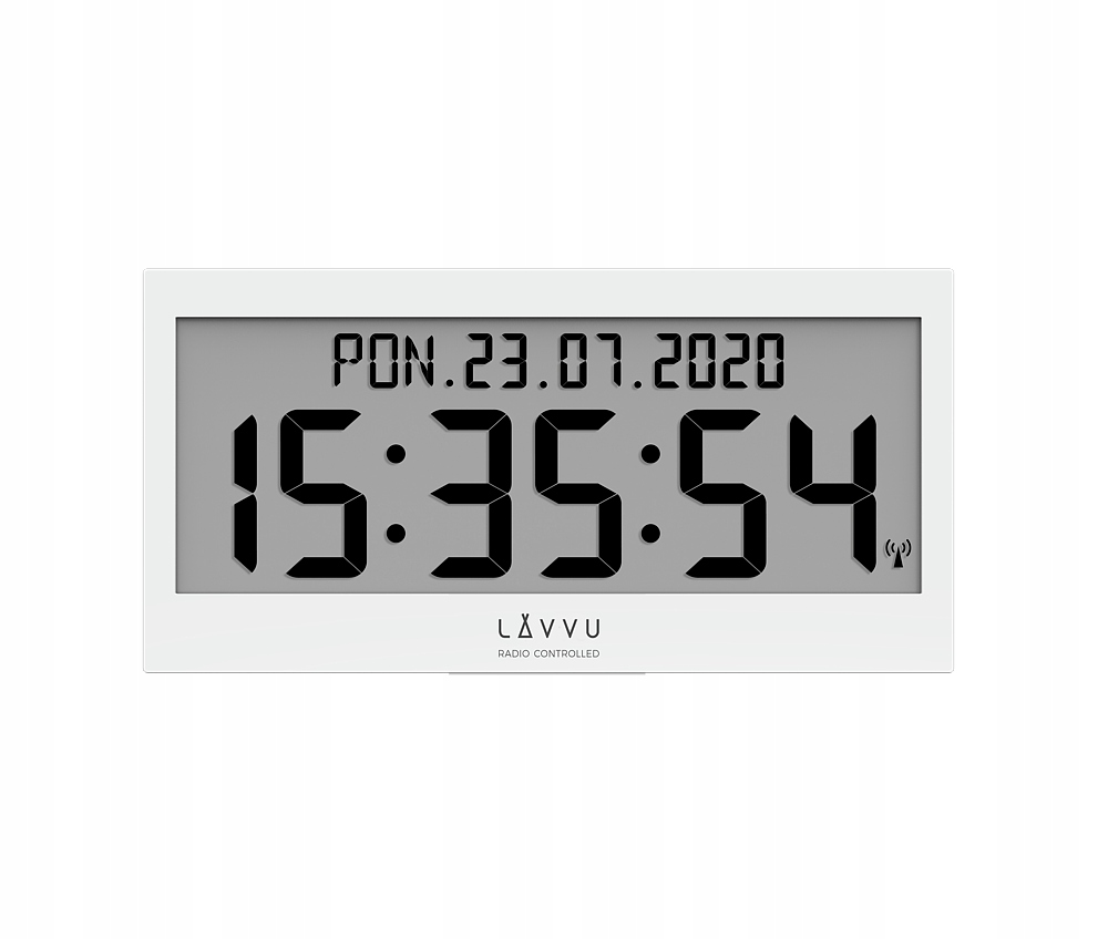 Digitálne hodiny s češtinou Lavvu Modig riadené rádiovým signálom LCX0010 3