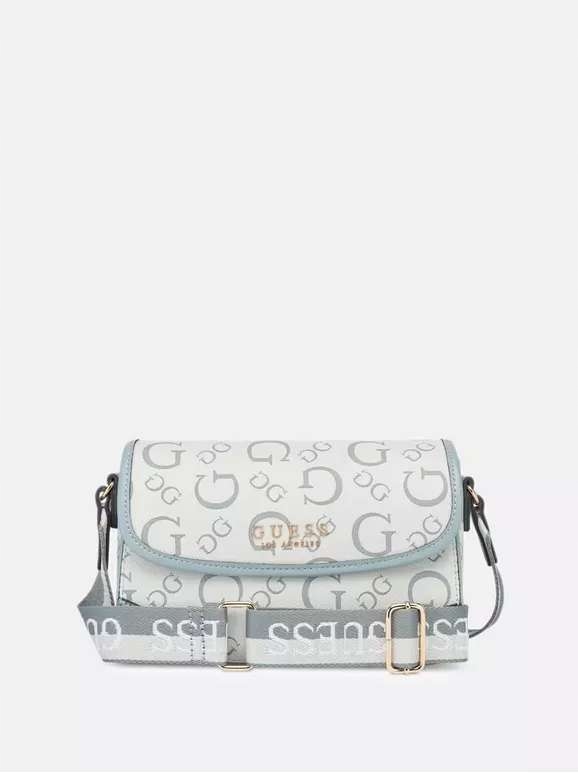 Guess dámská kabelka, crossbody Nichole modrá