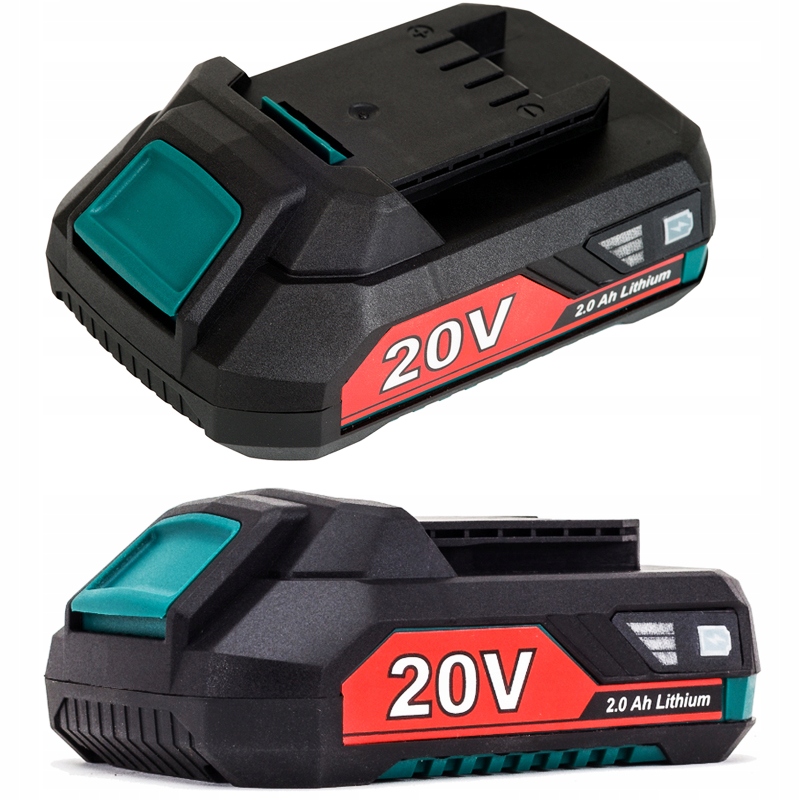 NAC ZESTAW AKUMULATOR 2Ah Li-lon 20V + ŁADOWARKA Pojemność akumulatora 2 Ah