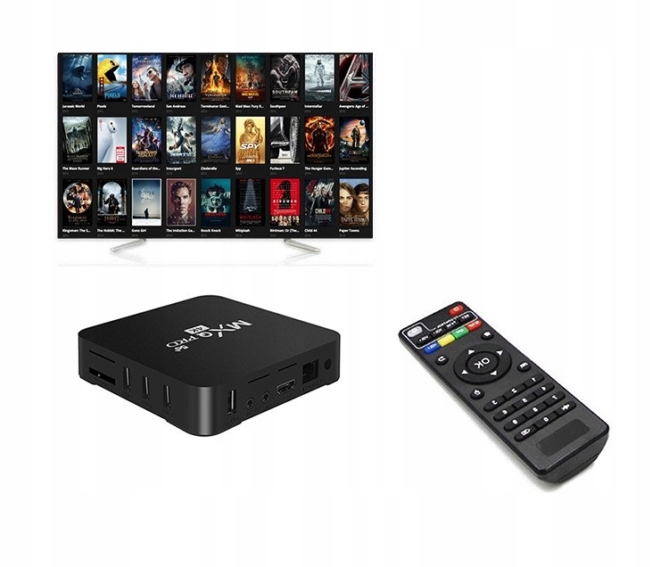 SMART TV BOX 1/8GB MXQ PRO 4K 5G DEKODER ANDROID 9.0 KODI PRZYSTAWKA WIFI S Formaty dźwięku MP3 WMA