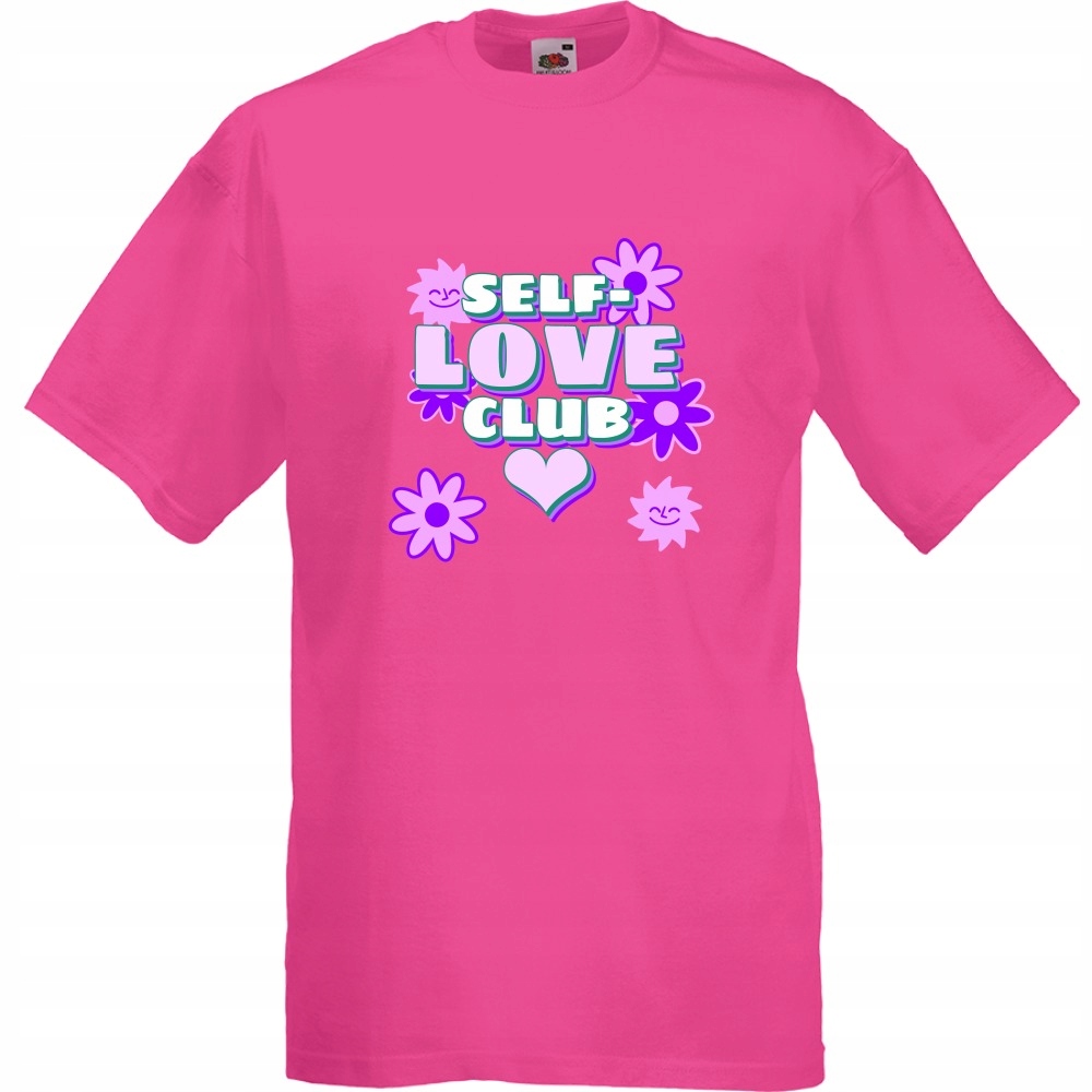 

Koszulka self-love club self-care XXL fuksja