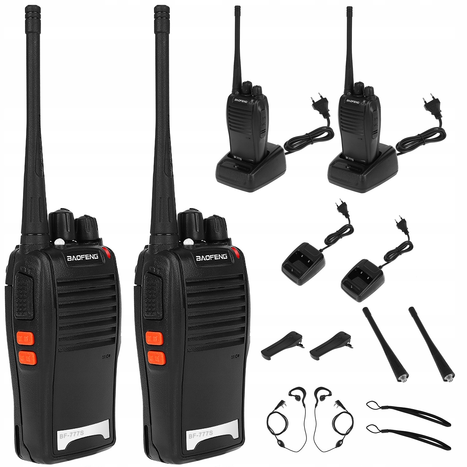 

Krótkofalówki Zestaw Walkie Talkie Duży Zasięg Pmr