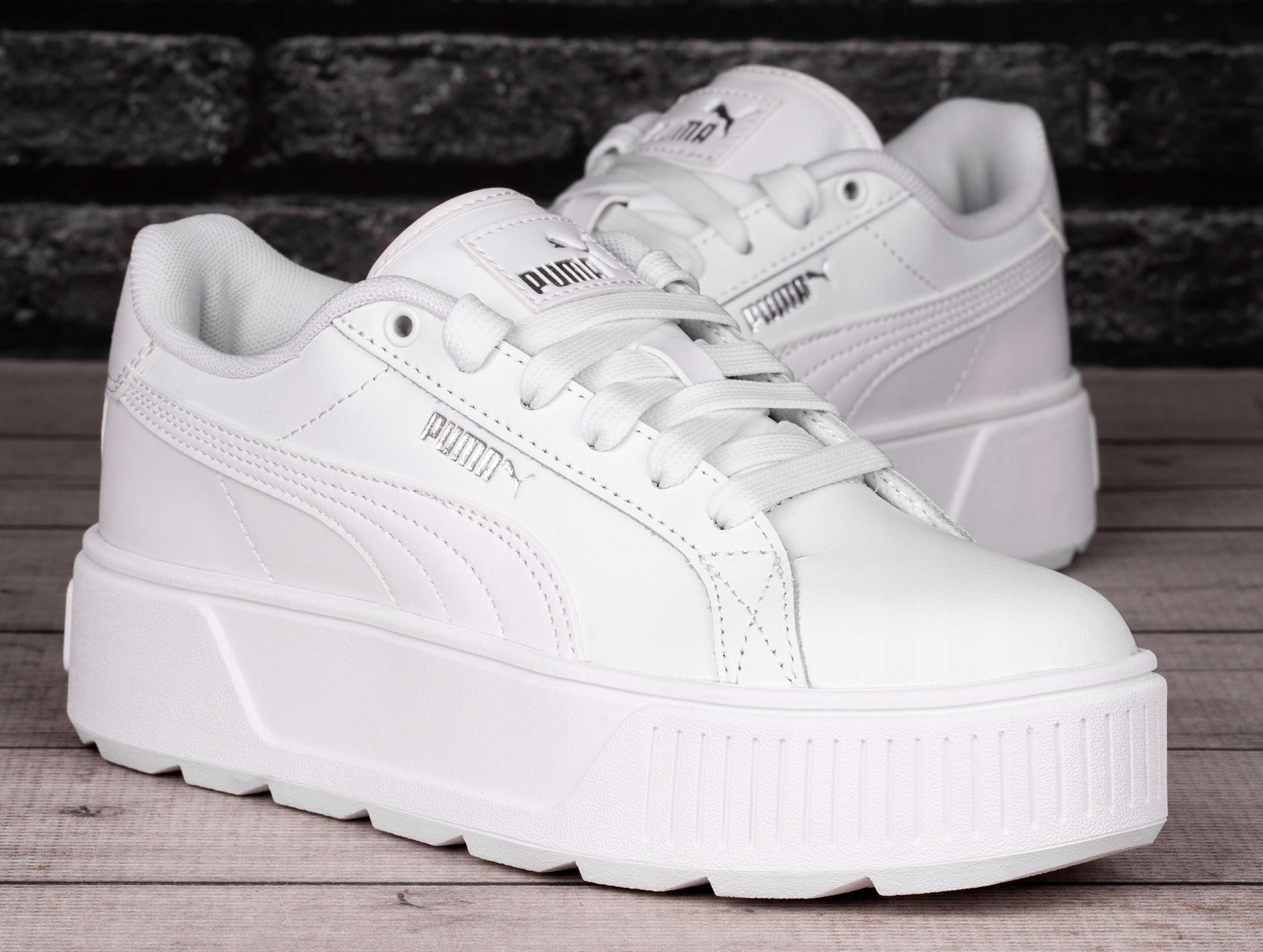 Buty, trampki Puma KARMEN L WHITE 384615 01 Marka Puma