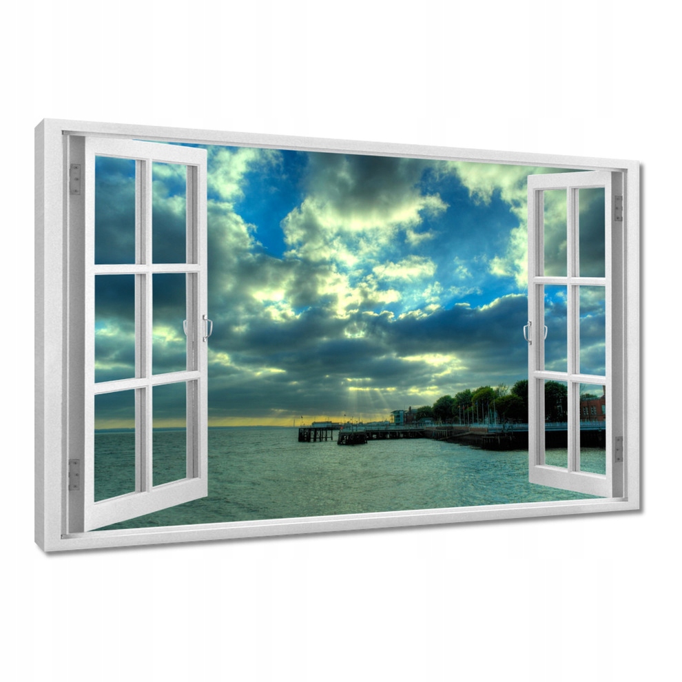 

Obrazy 120x80 Zachód słońca nad morzem