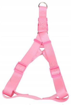 

Szelki dla psa regulowane klamra różowe 40-60cm M