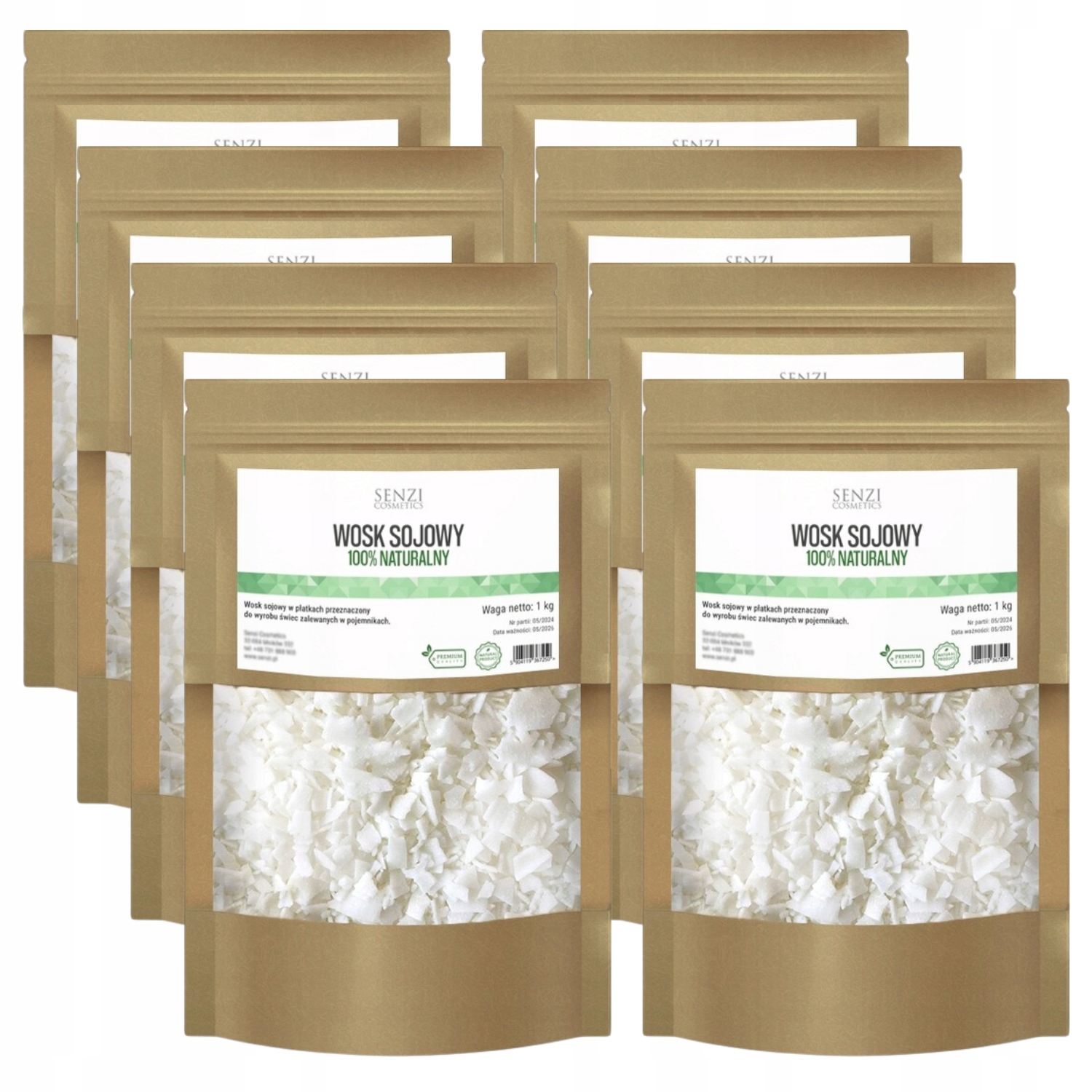 Vosk Na Odlévání Svíček 100% přírodní Jakost Premium 8x1kg