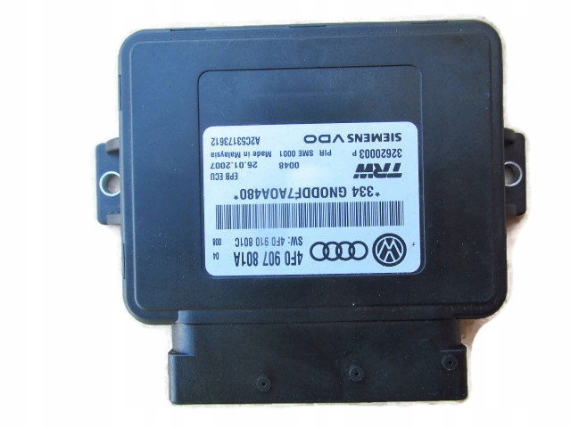 Audi A6 C6 05/11 Moduł hamulca ręcznego 4F0907801A