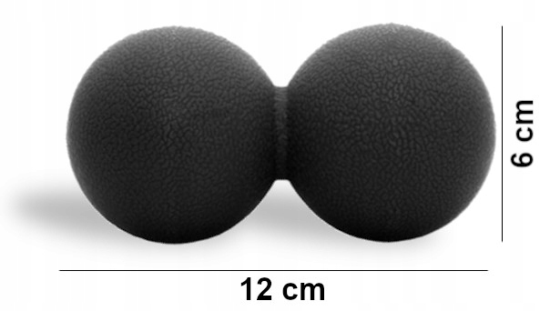 2w1 Podwójna piłka lacrosse DuoBall do automasażu Marka Aptel