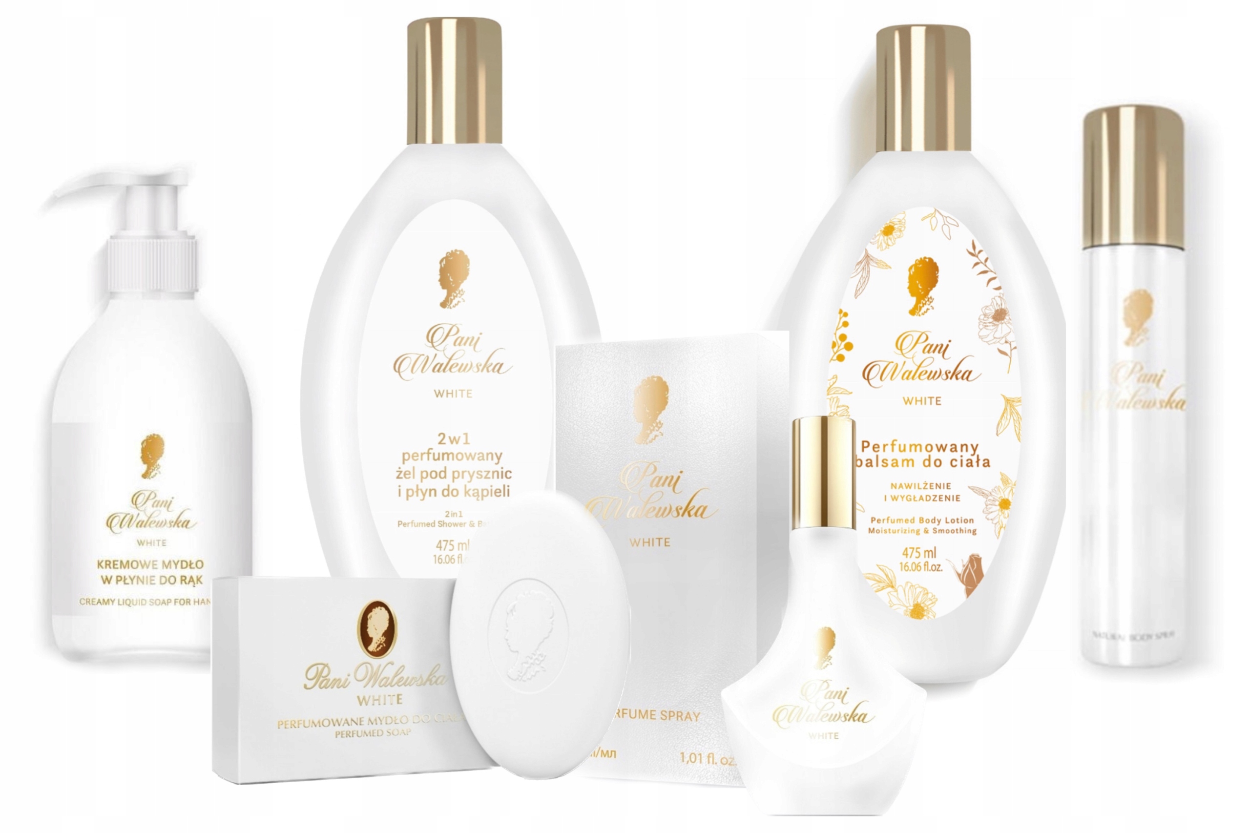 Sada 6 Ks bílých kousků Pani Walewska