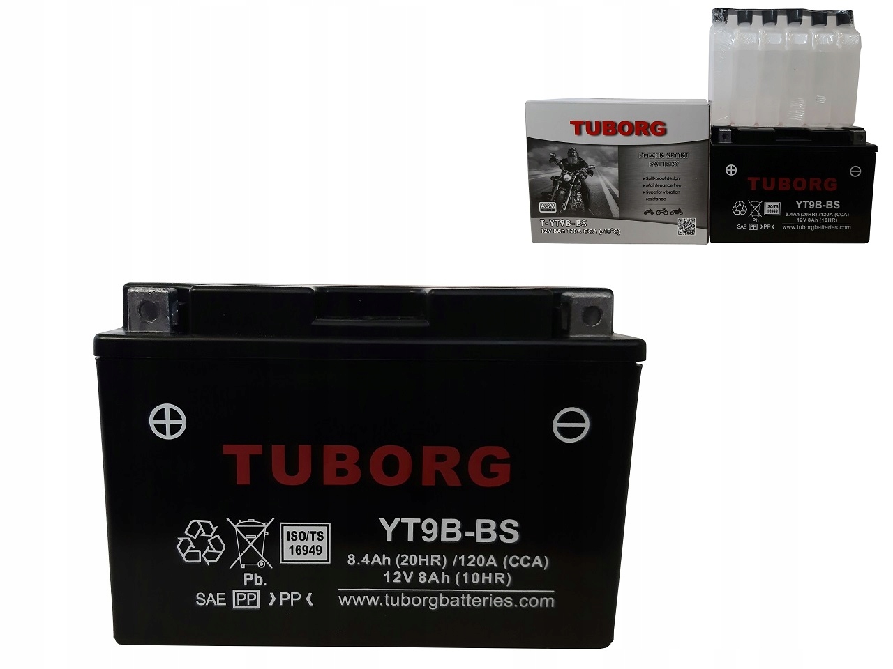 

Akumulator YT9B-BS 12V 8Ah 120A Agm Tuborg