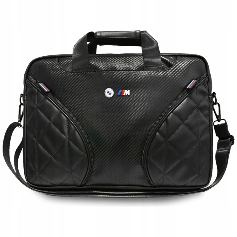 Bmw Carbon Pockets & Metal Logo Taška na notebook 16" (čierna)