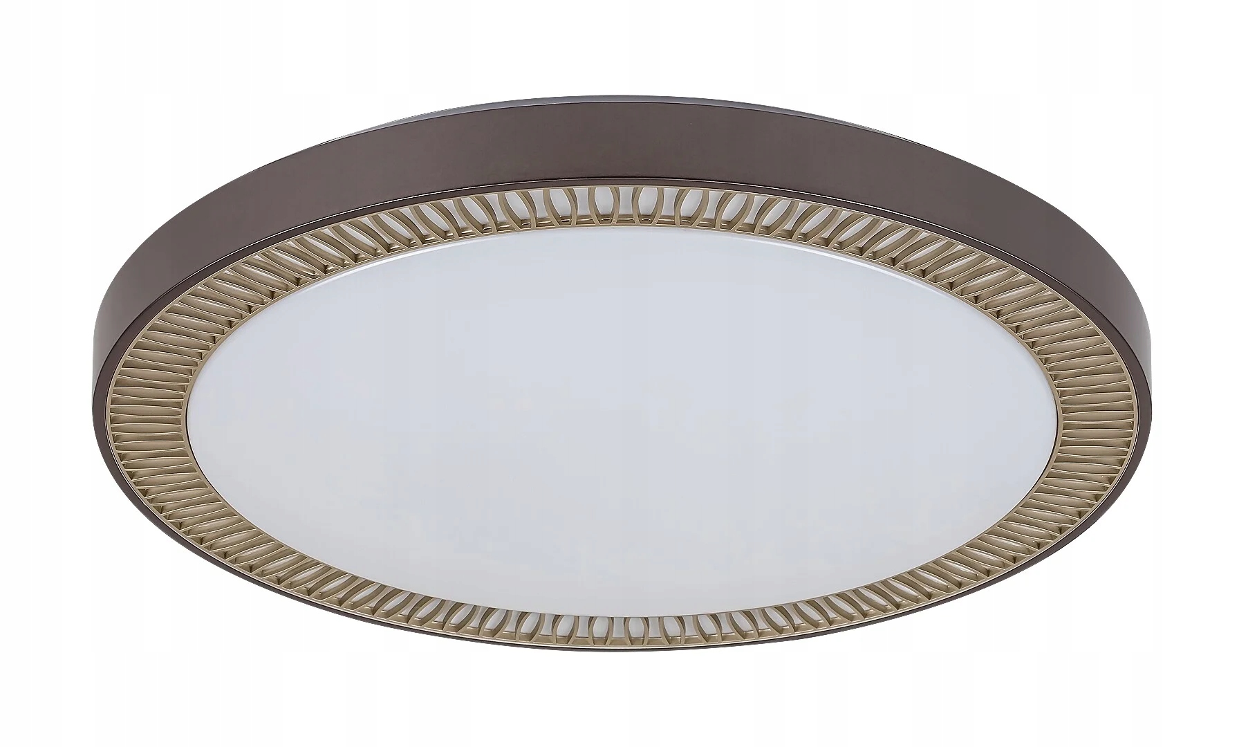 Stropné svietidlo Led 40W hnedý okrúhly 50 cm s diaľkovým ovládaním do obývačky Rabalux