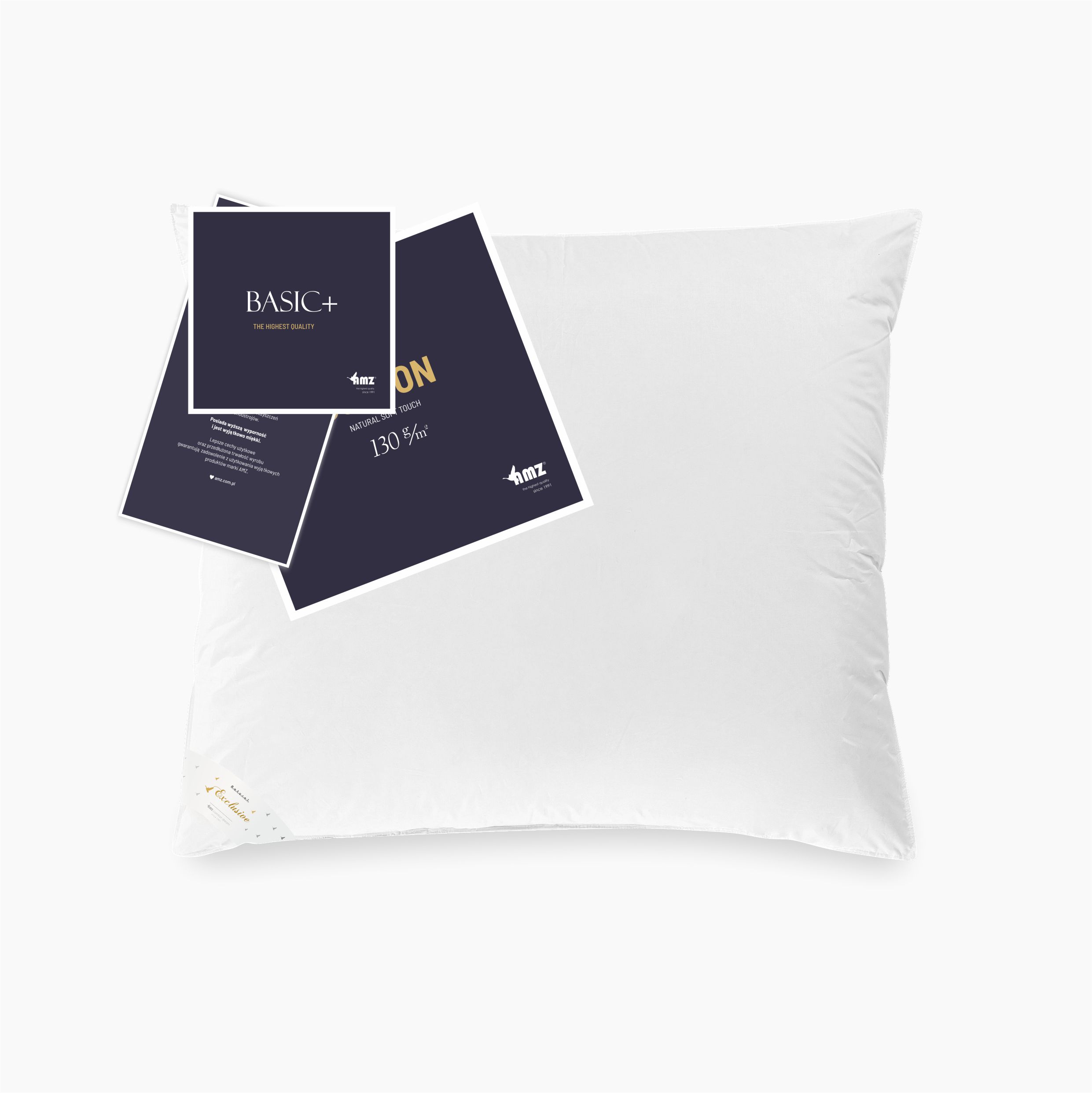 Polštář péřový 70% 50x60 Basic+ 500 g bílý
