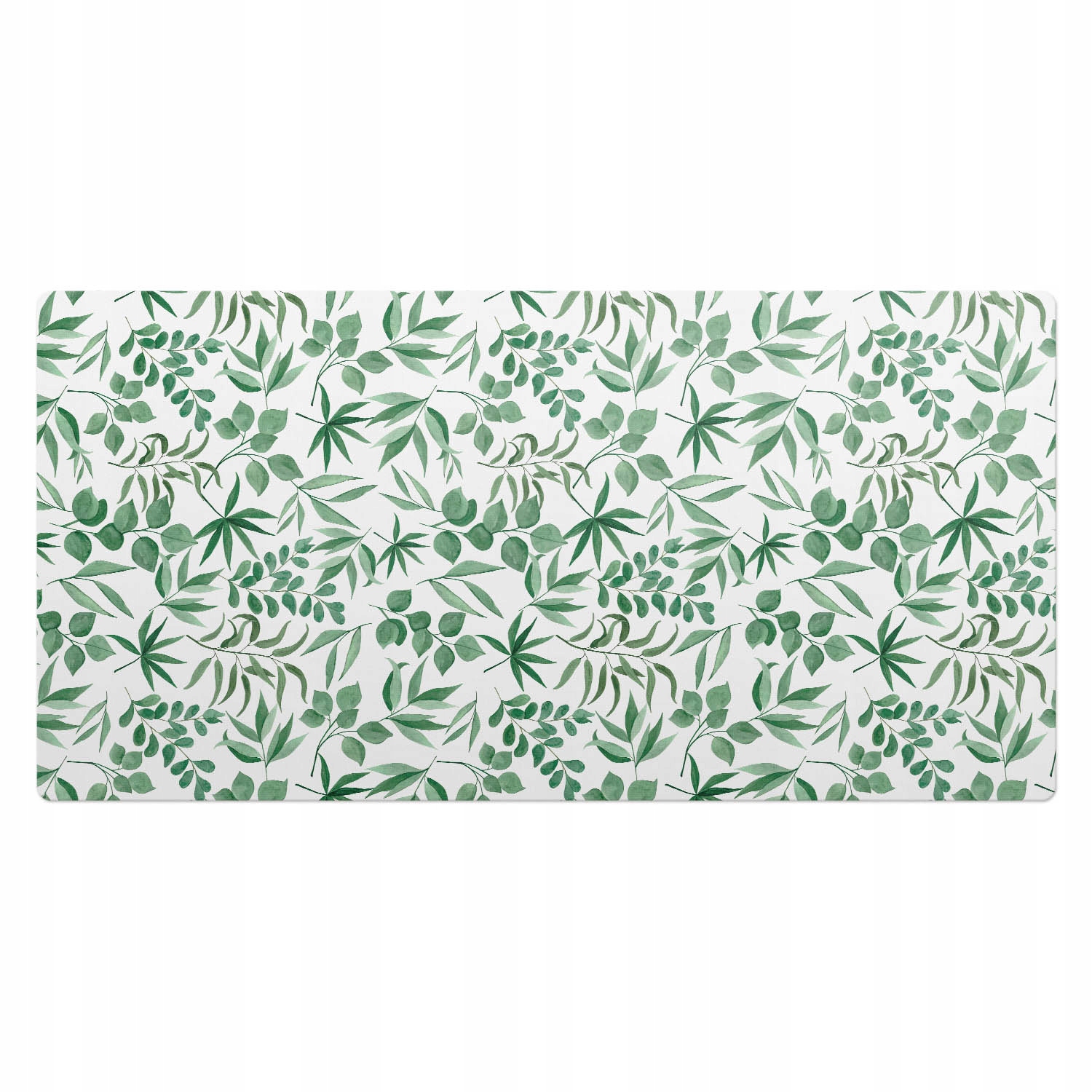 Moderní vinylová podložka pod myš Vzor s listnatými akcenty 100 x 50 cm