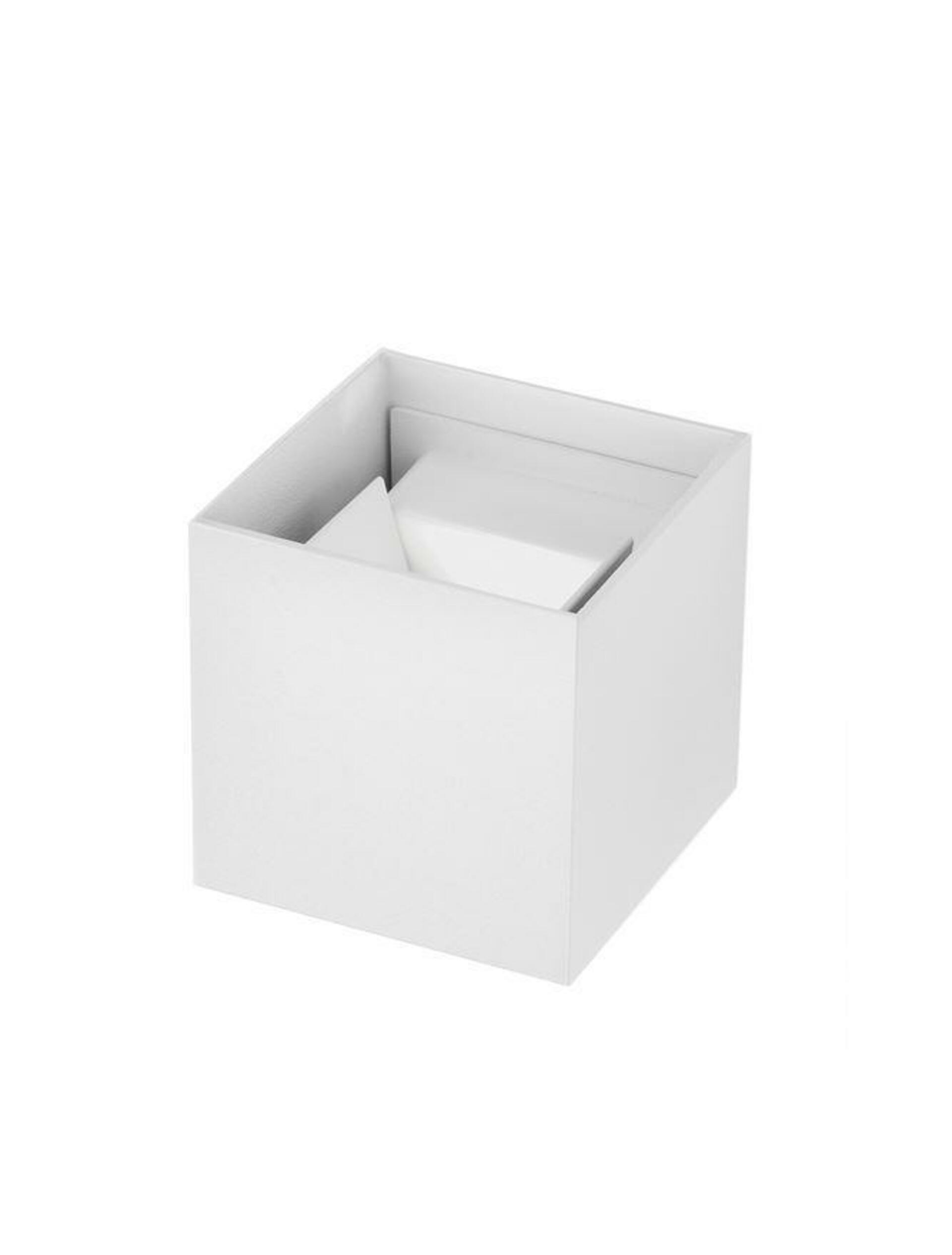 Nova Luce venkovní nástěnné svítidlo Epic bílý hliník Led 2x10W 3000K 220-2