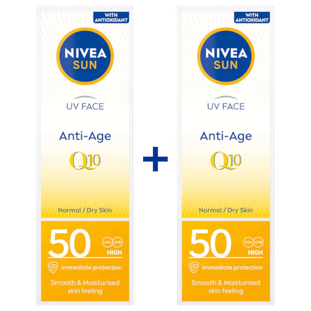 

Krem przeciwzmarszczkowy Nivea Sun Spf 50 x 2 szt.