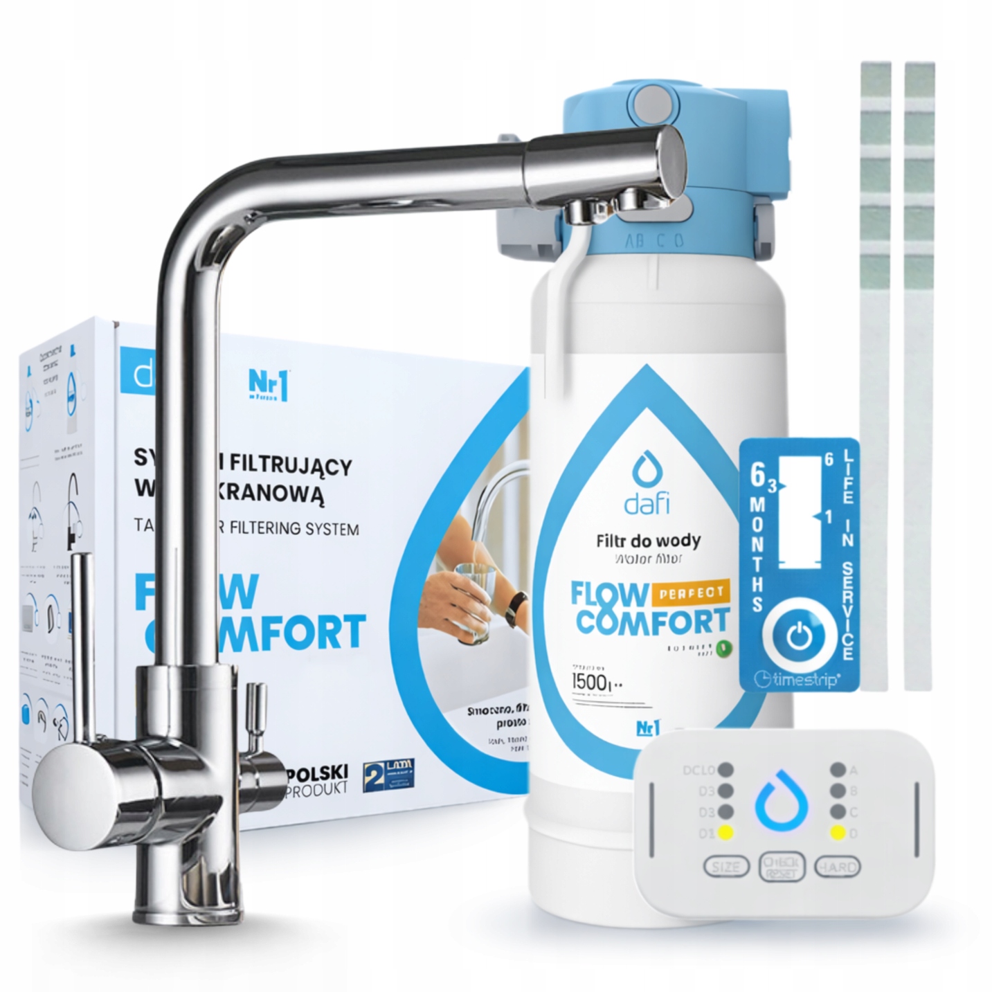Systém Filtrace Pitné Vody Dafi Flow Comfort D-1 Stojící Třícestný Kohoutek