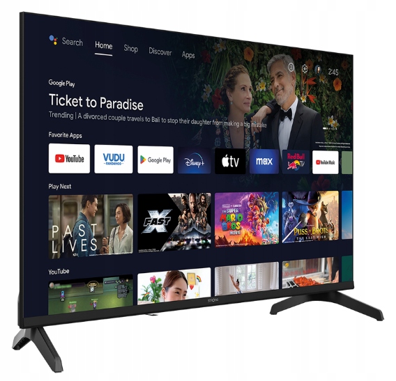 32" Strong televízor Smart Android Tv DVB-T2 Hevc Wi-Fi Bluetooth Pilot