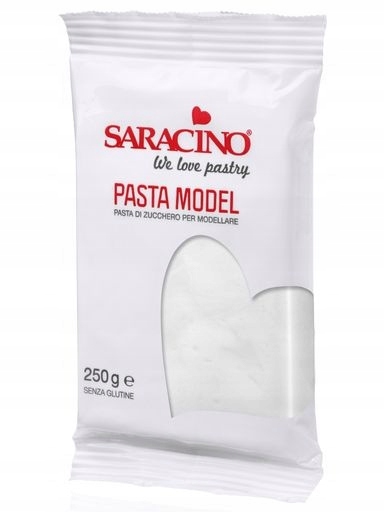 Levně Bílá cukrová hmota pro modelování White Model Paste 250g Saracino