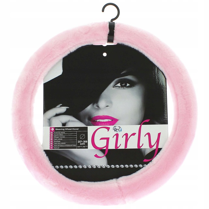 POKROWIEC + KOSTKI NA LUSTERKO SZYBĘ RÓŻOWY ZESTAW Producent inny