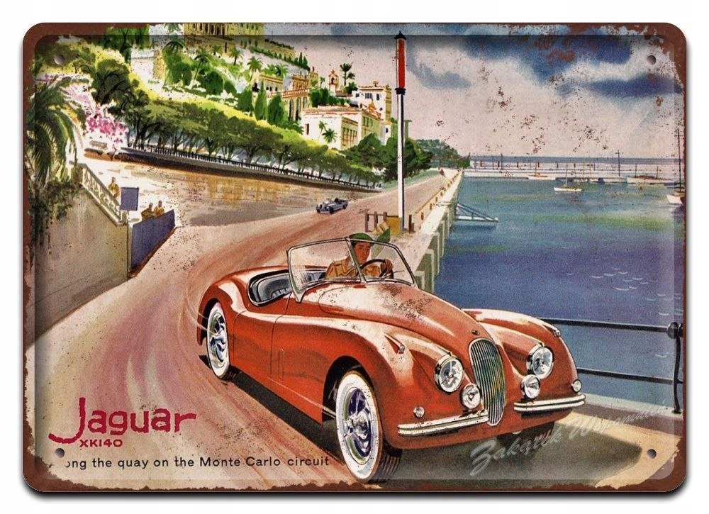 Jaguar Metalowy Szyld Obrazek Plakat Retro #06108
