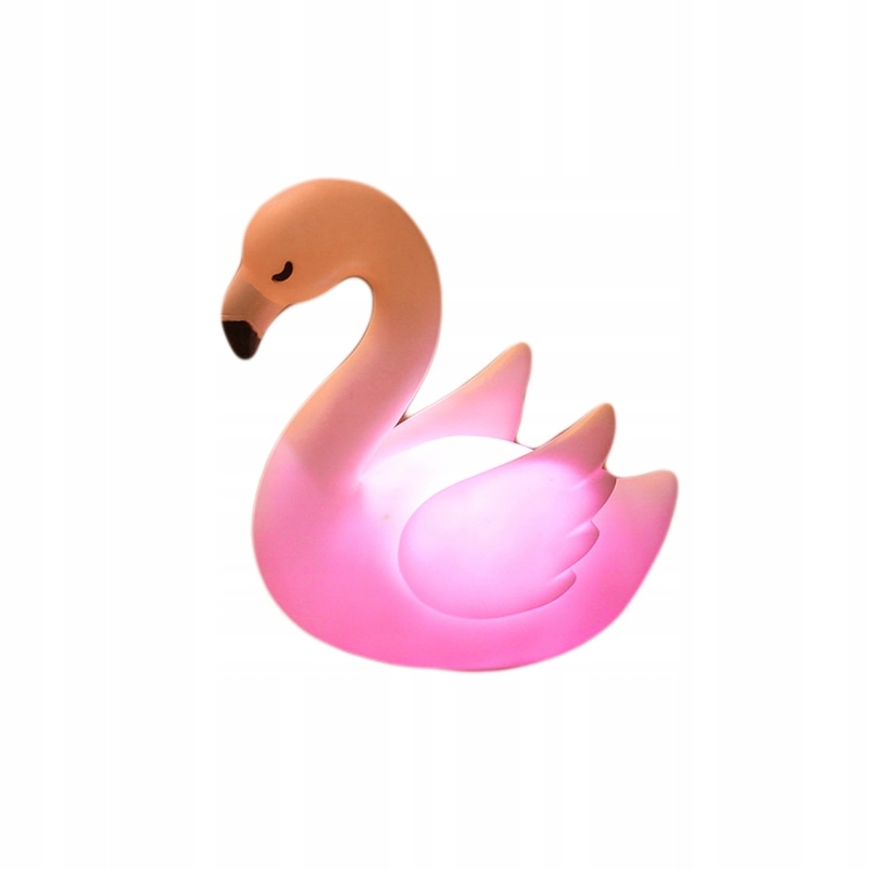 

Lampka Nocna Led Flaming różowa lampa biurkowa