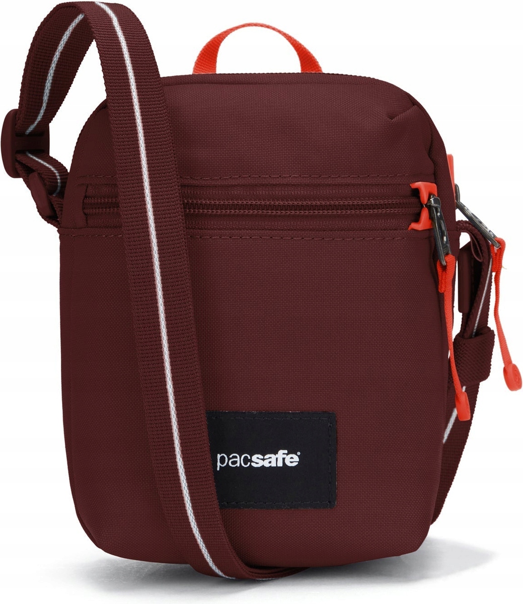 Taška přes rameno Pacsafe Go 1,5L Garnet Red